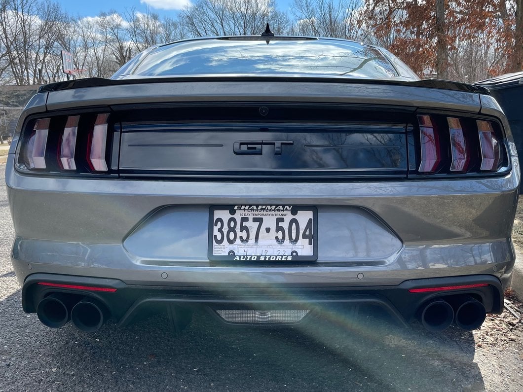 C&L Sport Axle-Back Exhaust with Black Tips (18-23 Mustang GT w/o Active Exhaust)