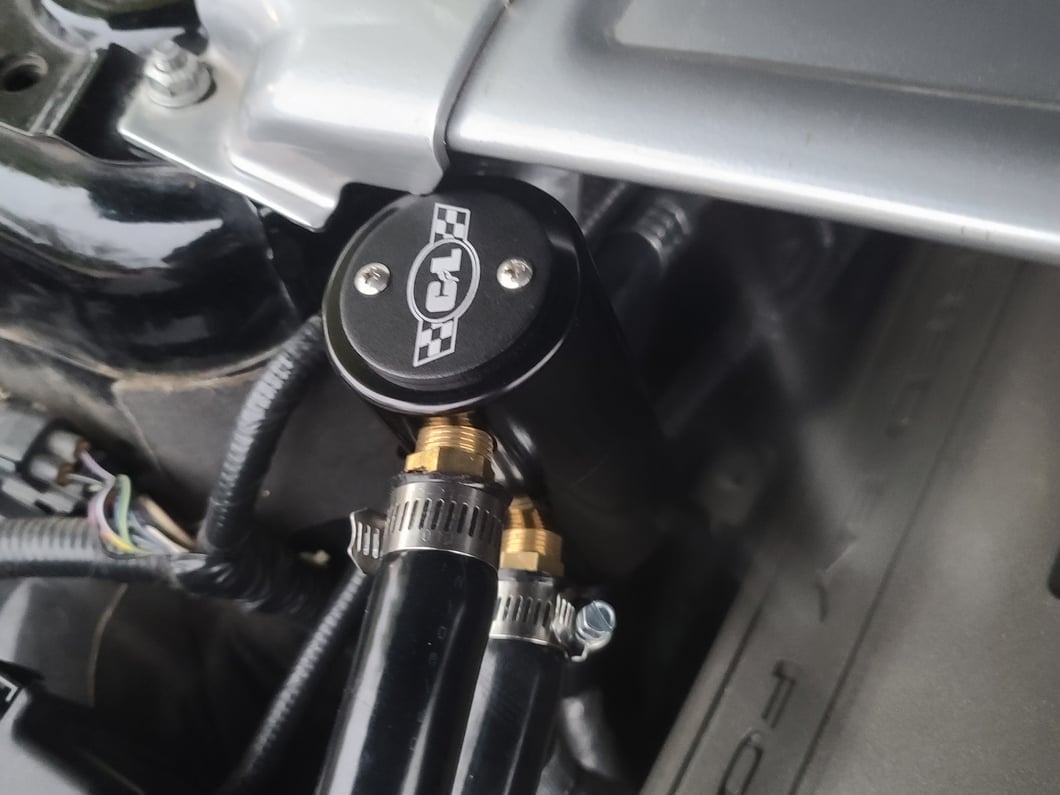 C&L Oil Separator; Passenger Side (11-17 Mustang GT; 12-13 Mustang BOSS 302; 15-20 Mustang GT350)