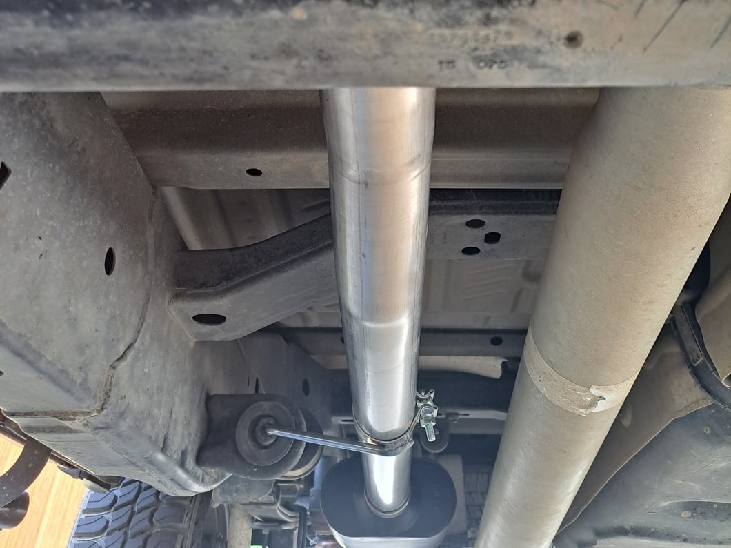 C&L Dual Exhaust System with Polished Tips; Side/Rear Exit (15-20 2.7L EcoBoost F-150)