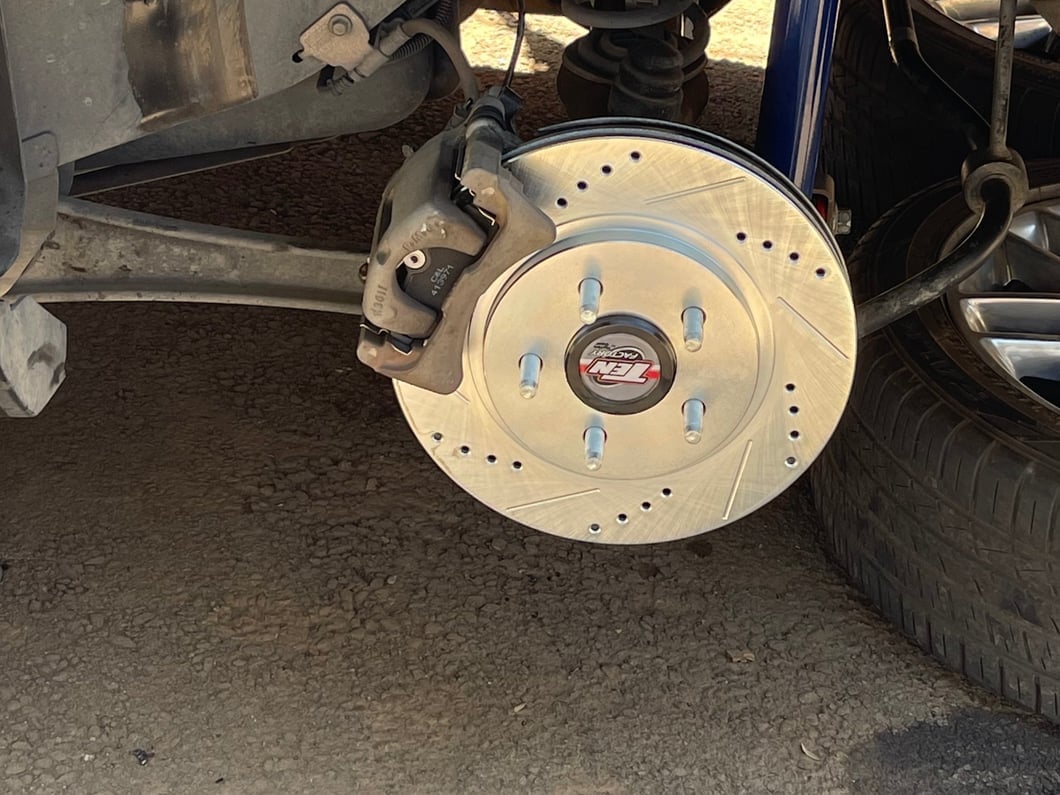 C&L Super Sport Brake Rotor and Pad Kit; Rear (11-14 Mustang GT w/o Performance Pack, V6)