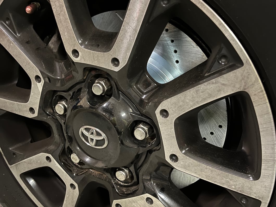 C&L Super Sport HD Cross-Drilled and Slotted 5-Lug Rotors; Front Pair (07-21 Tundra)