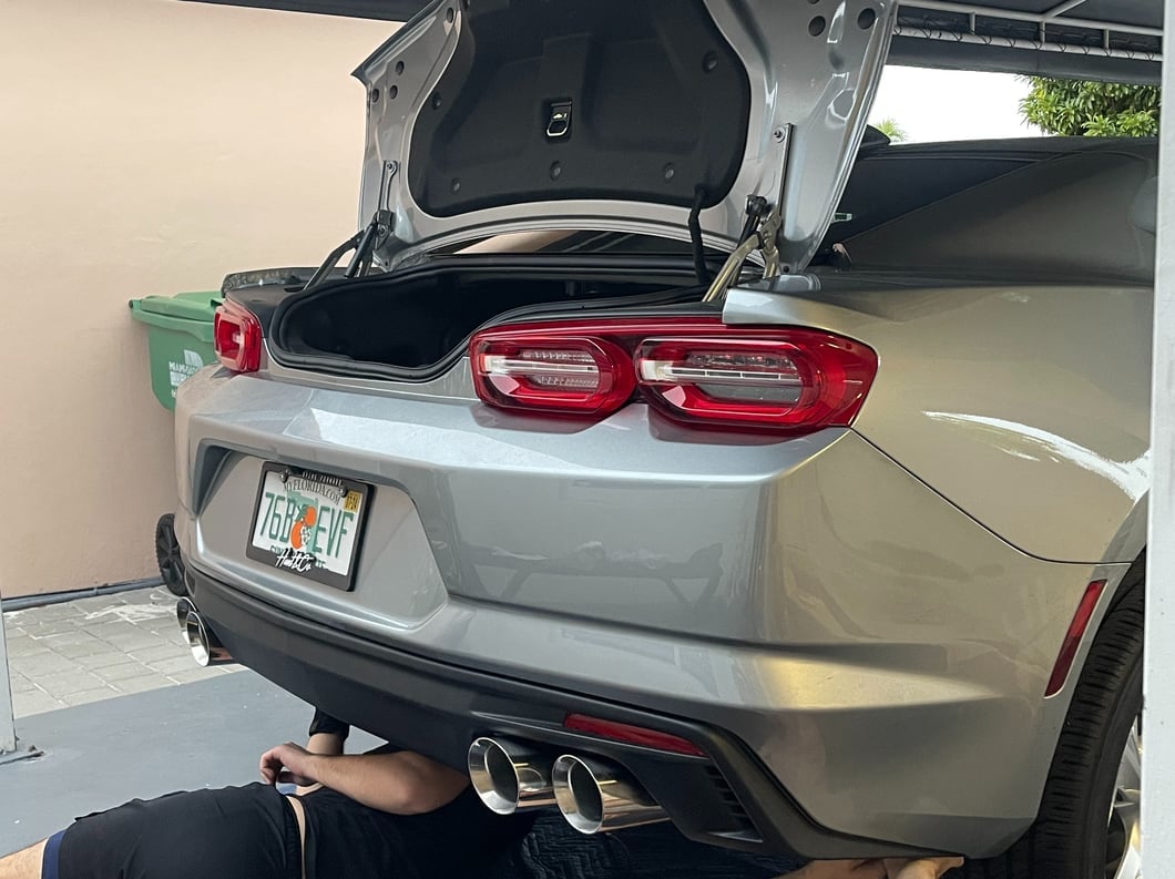 C&L Muffler Delete Axle-Back with Polished Tips (16-24 6.2L Camaro w/ Manual Transmission & w/o NPP Dual Mode Exhaust)