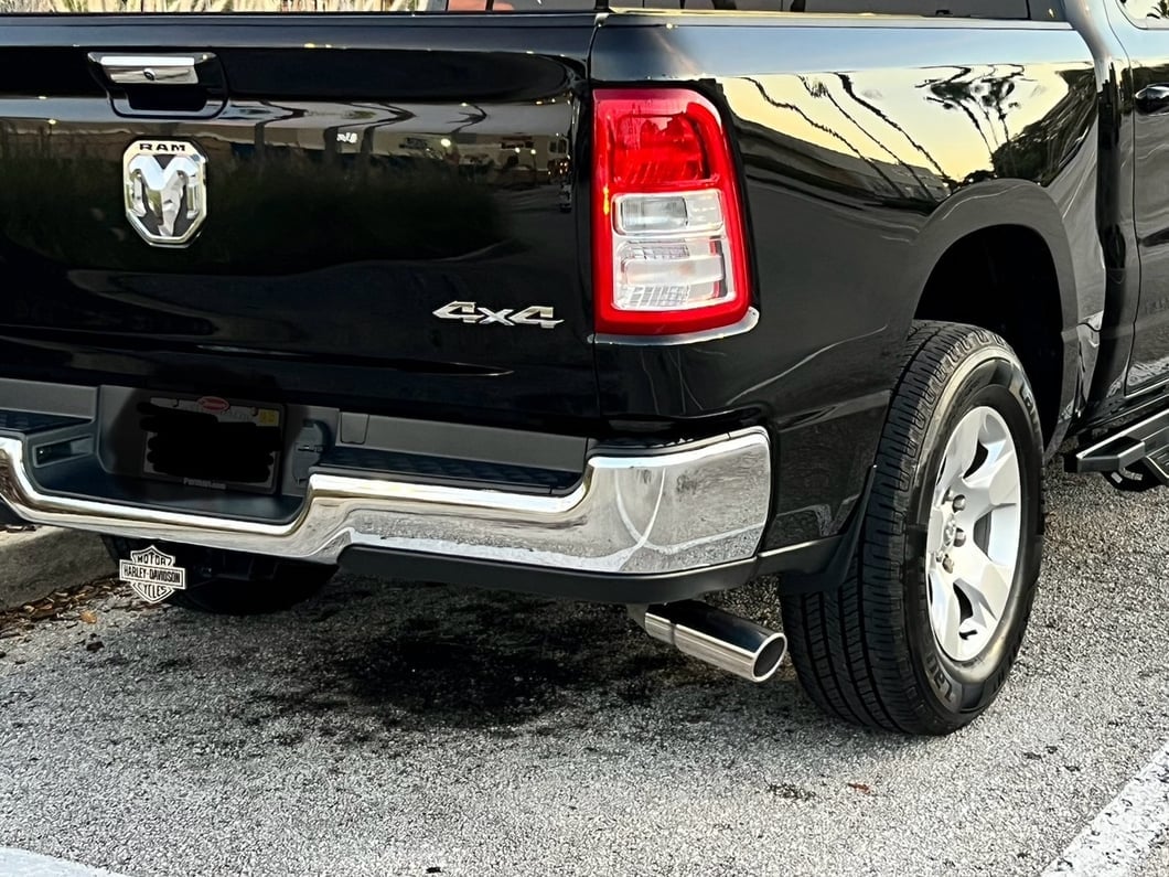 C&L Rolled End Round Exhaust Tip; 3.50-Inch; Polished (Fits 3-Inch Tailpipe)