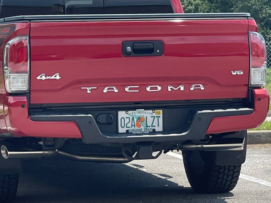 C&L Dual Exhaust System with Polished Tips; Side Exit (16-23 3.5L Tacoma)