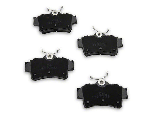 C&L Super Sport Ceramic Brake Pads; Rear Pair (94-04 Mustang Cobra, Bullitt, Mach 1)