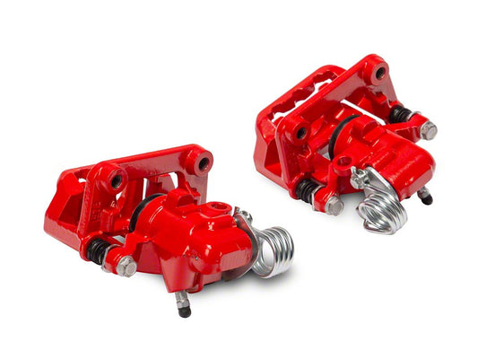 C&L Performance Series Rear Brake Calipers; Red (94-04 Mustang Cobra, Bullitt, Mach 1)