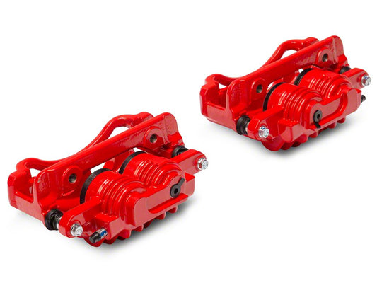 C&L Performance Series Front Brake Calipers; Red (03-04 Mustang GT, V6)