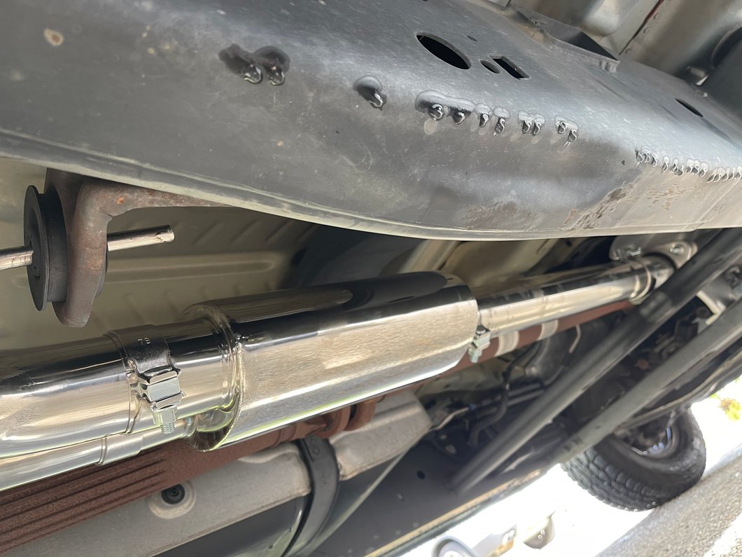 C&L Dual Exhaust System with Polished Tips; Side Exit (15-20 2.7L EcoBoost F-150)
