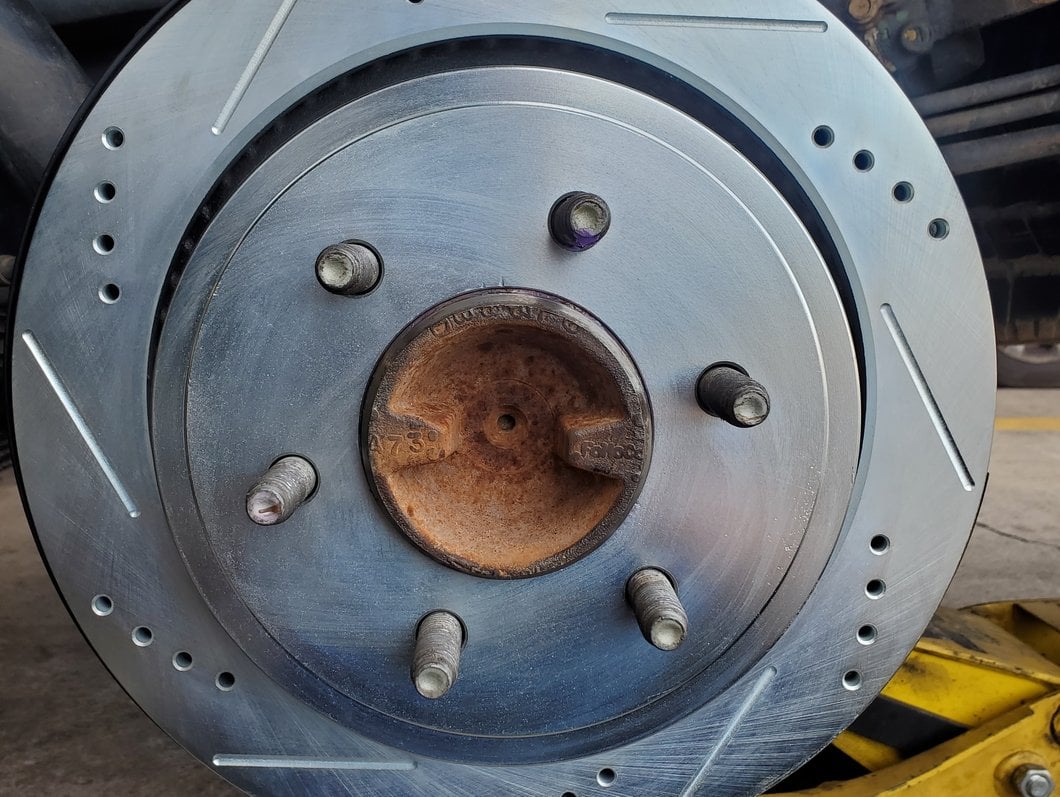 C&L Super Sport HD Cross-Drilled and Slotted Rotors; Rear Pair (12-14 F-150; 15-17 F-150 w/ Manual Parking Brake)