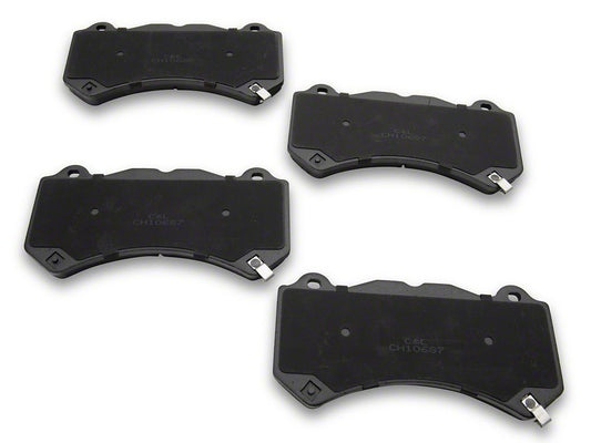 C&L Super Sport Ceramic Brake Pads; Front Pair (15-23 Challenger R/T 392, R/T Scat Pack, SRT 392, SRT Hellcat, SRT Jailbreak, SRT Super Stock & T/A 392 w/ 6-Piston Front Calipers)