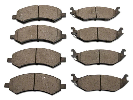 C&L Super Sport HD 5-Lug Brake Rotor and Pad Kit; Front and Rear (06-18 RAM 1500, Excluding SRT-10 & Mega Cab)