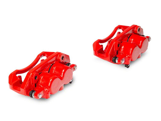 C&L Performance Front Brake Calipers; Red (09-18 RAM 1500)