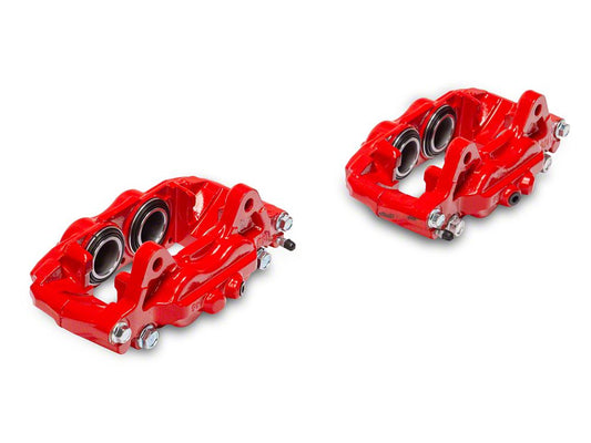 C&L Performance Front Brake Calipers; Red (03-09 4Runner w/ 12.56-Inch Front Rotors)