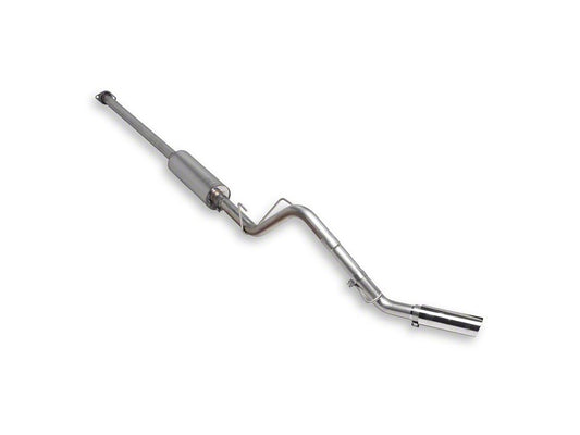 C&L Single Exhaust System with Polished Tip; Side Exit (05-15 4.0L Tacoma)