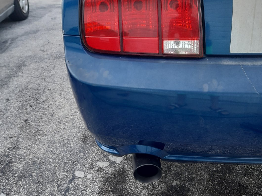 C&L Muffler Delete Axle-Back with Black Tips (05-10 Mustang GT, GT500)
