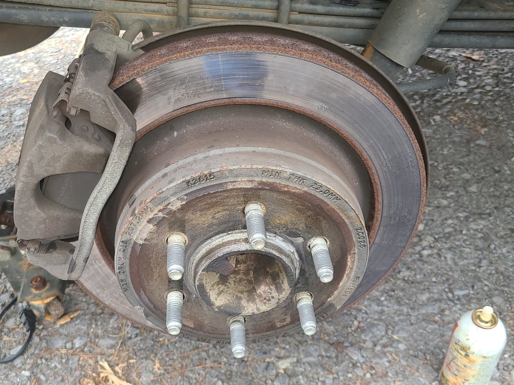 C&L Super Sport HD Cross-Drilled and Slotted Rotor; Rear Passenger Side (12-14 F-150; 15-17 F-150 w/ Manual Parking Brake)