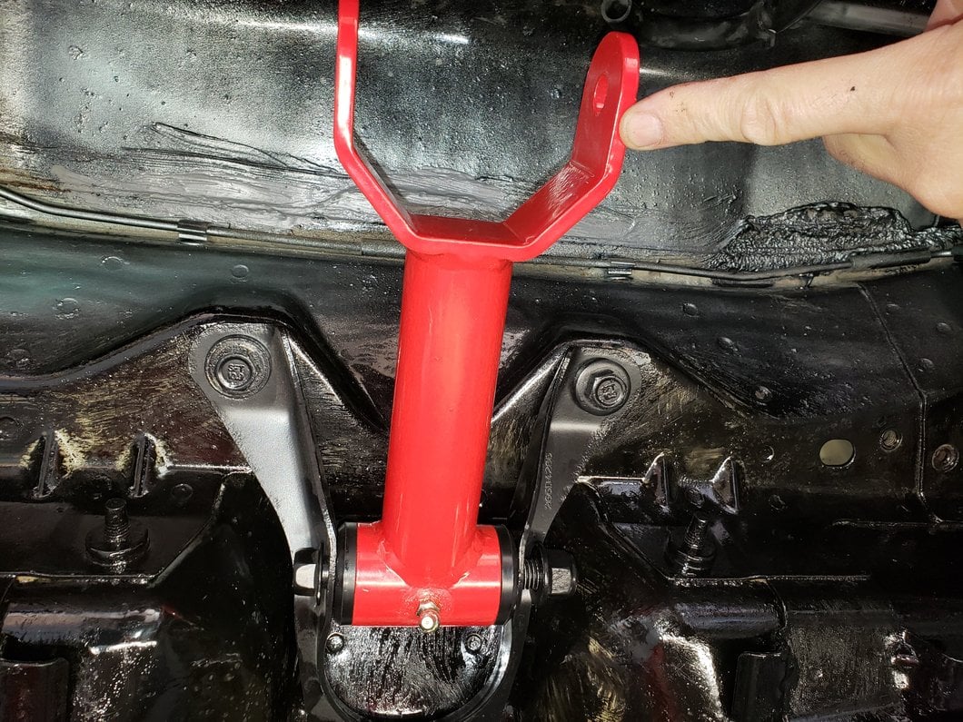 C&L Non-Adjustable Rear Upper Control Arm; Red (05-10 Mustang)