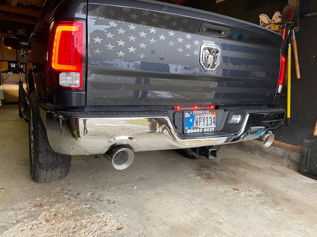 C&L Direct-Fit Performance Muffler with Polished Tips (09-18 5.7L RAM 1500 w/ Factory Dual Exhaust)