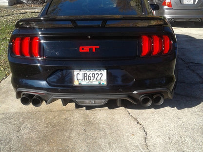 C&L Sport Axle-Back Exhaust with Black Tips (18-23 Mustang GT w/o Active Exhaust)