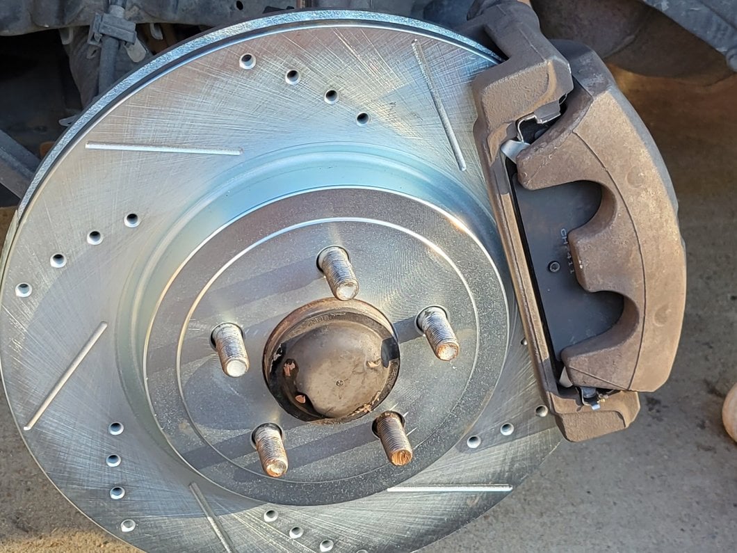 C&L Super Sport Brake Rotor and Pad Kit; Front and Rear (06-23 Charger AWD SE, AWD SXT, Daytona, GT & R/T w/ Dual Piston Front Calipers)