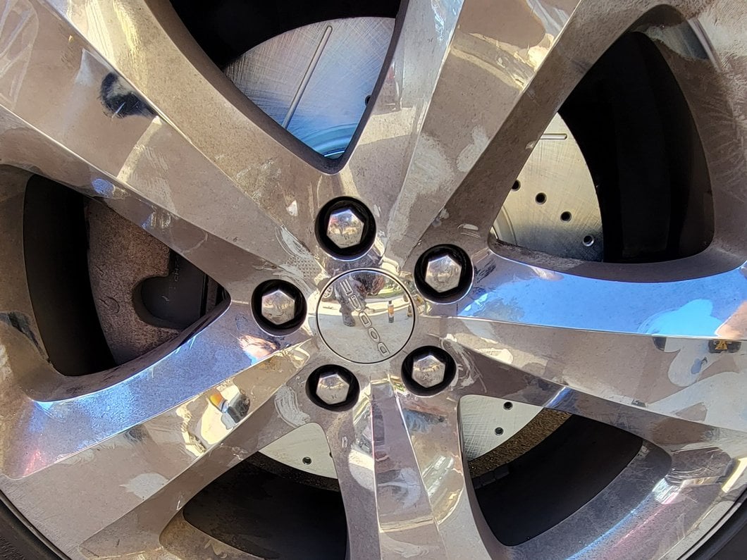 C&L Super Sport Brake Rotor and Pad Kit; Front and Rear (06-23 Charger AWD SE, AWD SXT, Daytona, GT & R/T w/ Dual Piston Front Calipers)