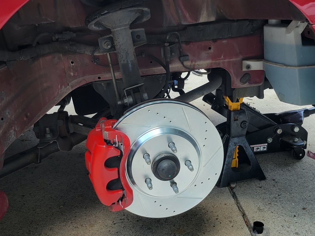 C&L Super Sport Brake Rotor and Pad Kit; Front and Rear (05-10 Mustang GT)
