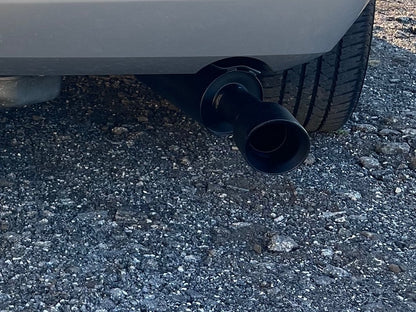C&L Sport Axle-Back Exhaust with Black Tip (05-10 Mustang V6)