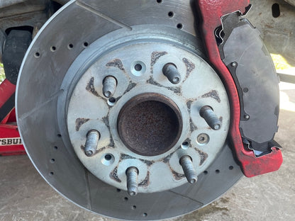 C&L Super Sport HD Cross-Drilled and Slotted 6-Lug Rotors; Front Pair (07-18 Sierra 1500)