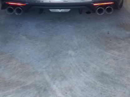 C&L Muffler Delete Axle-Back Exhaust with Polished Tips (18-23 Mustang GT w/o Active Exhaust)