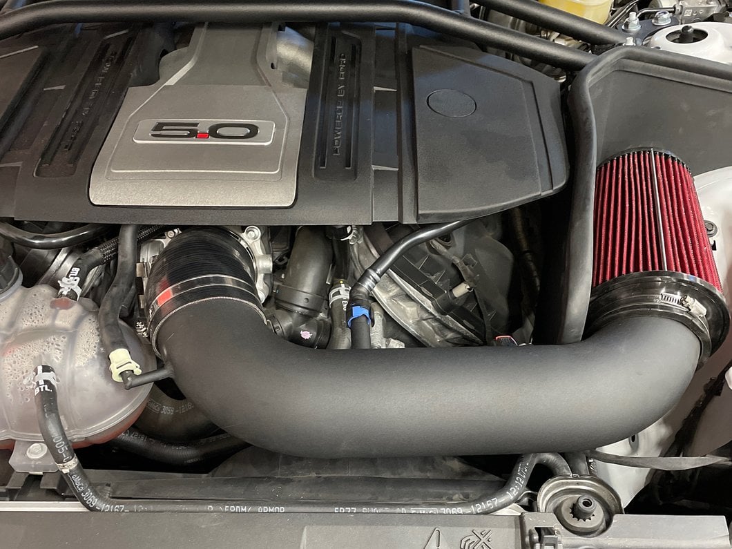 C&L Cold Air Intake; Black (18-23 Mustang GT)