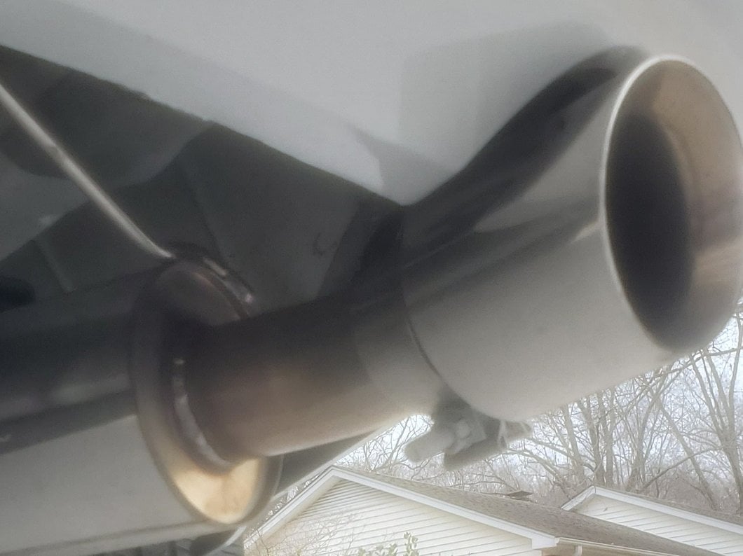 C&L Sport Axle-Back Exhaust with Polished Tip (05-10 Mustang V6)