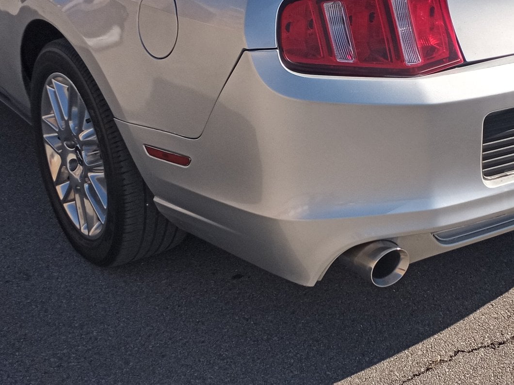 C&L Muffler Delete Axle-Back with Polished Tips (11-14 Mustang V6)