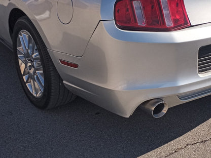 C&L Muffler Delete Axle-Back with Polished Tips (11-14 Mustang V6)