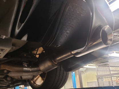 C&L Performance Sport Axle-Back Exhaust with Polished Tips (15-17 Mustang GT)