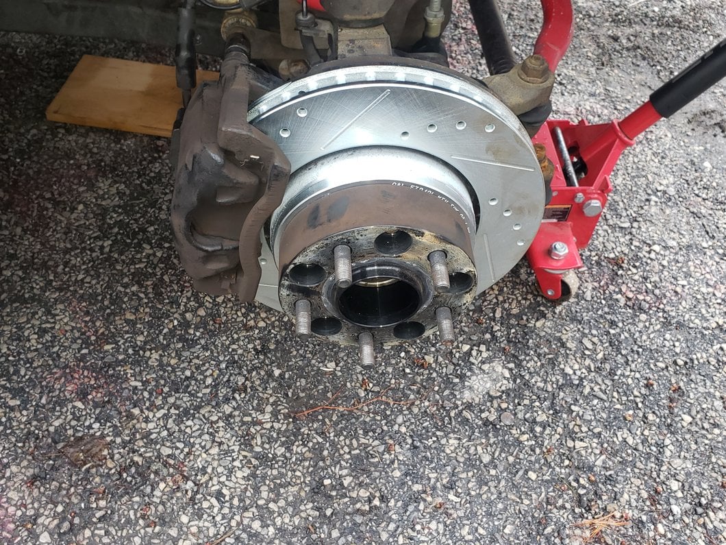 C&L Super Sport HD Cross-Drilled and Slotted Rotors; Front Pair (07-18 Jeep Wrangler JK)