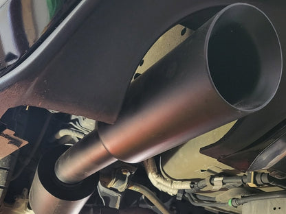 C&L Sport Axle-Back Exhaust with Black Tips (15-17 Mustang GT)