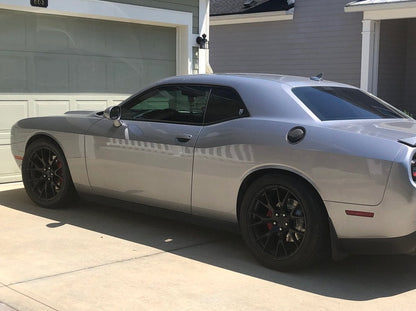 C&L Super Sport Cross-Drilled and Slotted Rotor; Front Driver Side (09-23 Challenger GT, R/T, Rallye Redline, SXT & T/A w/ Dual Piston Front Calipers; 2011 Challenger SE w/ Dual Piston Front Calipers)