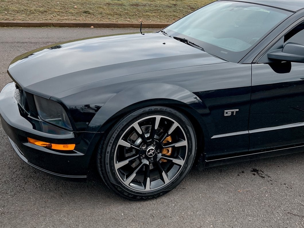C&L Super Sport Cross-Drilled and Slotted Rotors; Front Pair (05-10 Mustang GT; 11-14 Mustang V6)