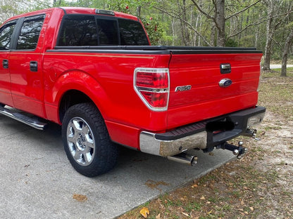 C&L Dual Exhaust System with Polished Tips; Side/Rear Exit (11-14 3.5L EcoBoost F-150)
