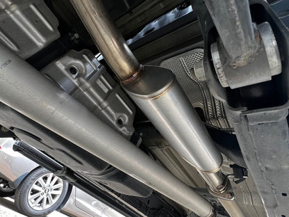 C&L Direct-Fit Performance Muffler with Polished Tips (19-24 5.7L RAM 1500 w/ Factory Dual Exhaust)