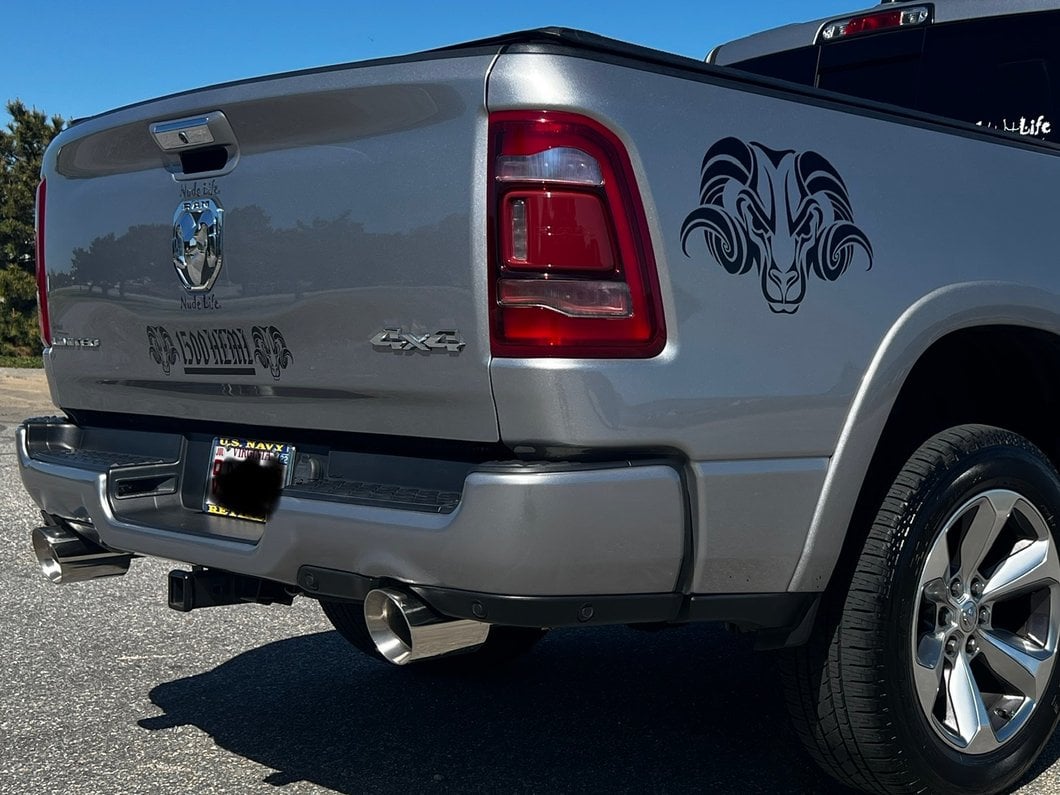 C&L Direct-Fit Performance Muffler with Polished Tips (19-24 5.7L RAM 1500 w/ Factory Dual Exhaust)