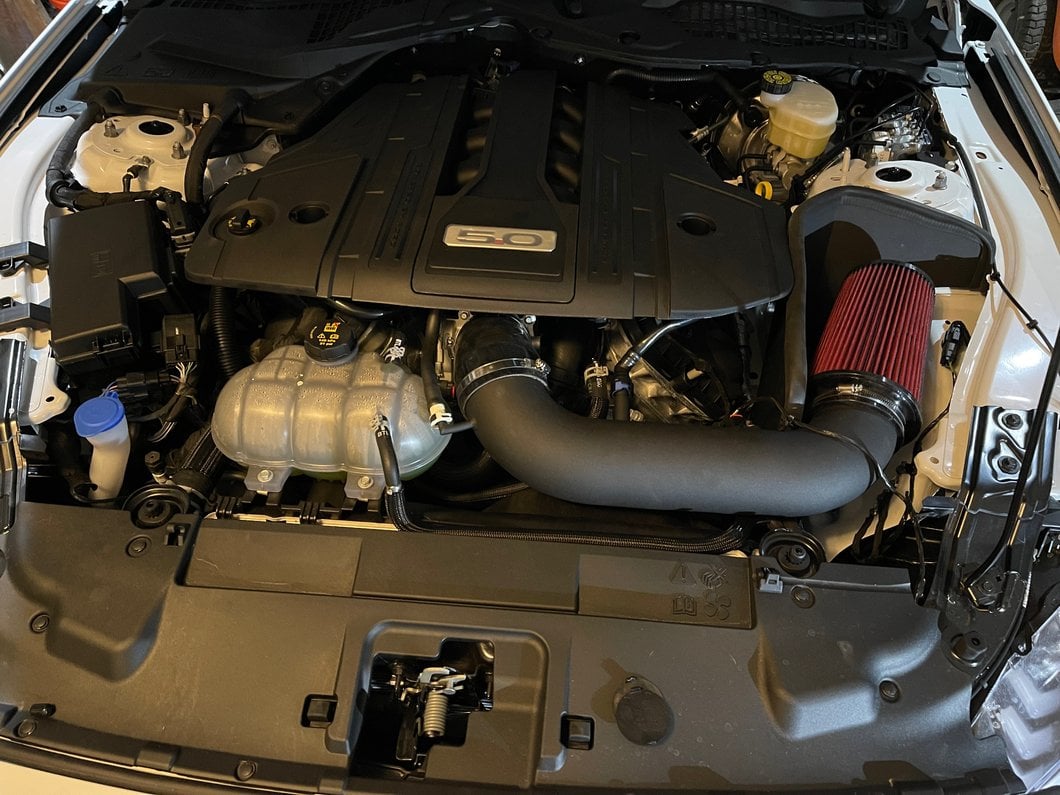 C&L Cold Air Intake; Black (18-23 Mustang GT)