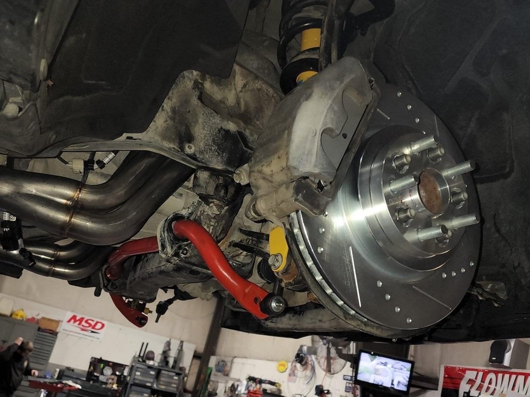 C&L Super Sport Cross-Drilled and Slotted Rotors; Rear Pair (06-23 Charger AWD SE, AWD SXT, Daytona, GT & R/T w/ Dual Piston Front Calipers)