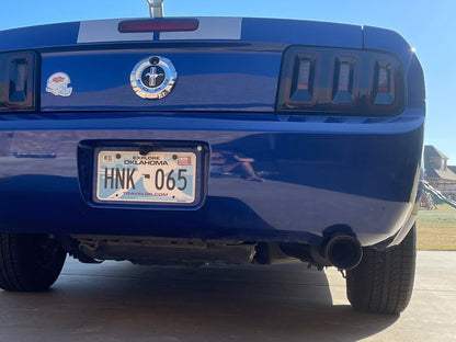C&L Sport Axle-Back Exhaust with Black Tip (05-10 Mustang V6)