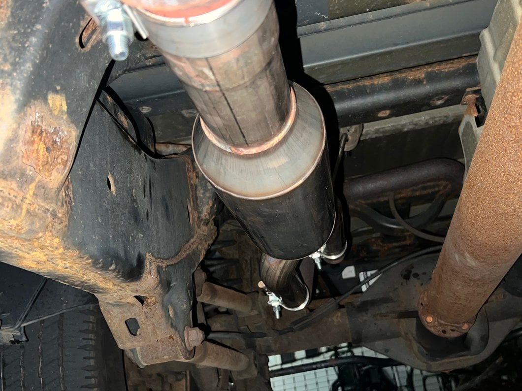 C&L Direct-Fit Aggressive Muffler with Polished Tips (09-18 5.7L RAM 1500 w/ Factory Dual Exhaust)