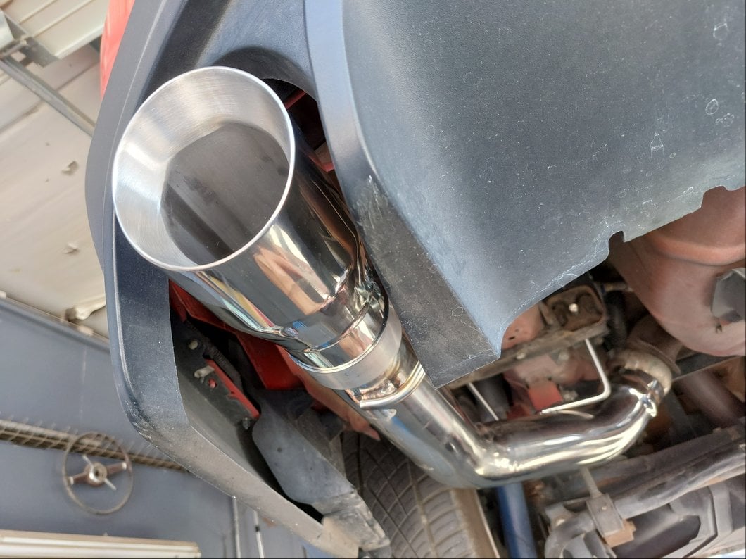 C&L Muffler Delete Axle-Back Exhaust with Polished Tips (11-14 Mustang GT)