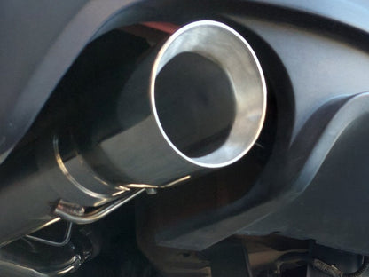 C&L Muffler Delete Axle-Back Exhaust with Polished Tips (11-14 Mustang GT)