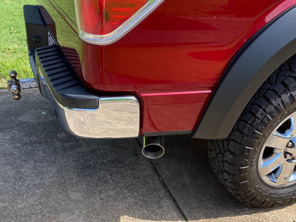C&L Dual Exhaust System with Polished Tips; Side/Rear Exit (11-14 3.5L EcoBoost F-150)