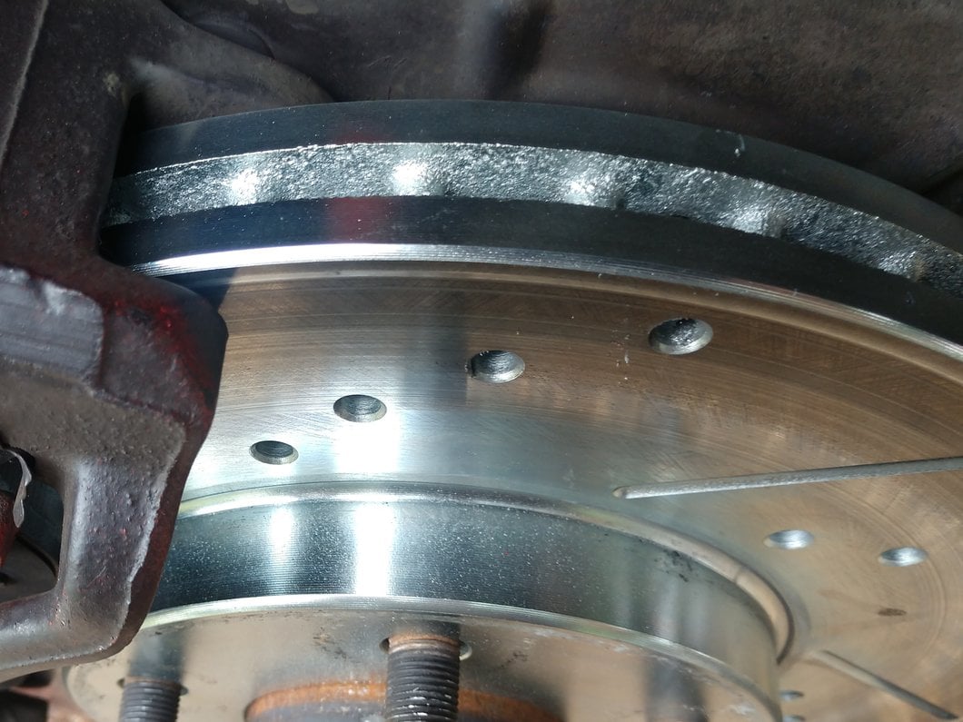 C&L Super Sport Cross-Drilled and Slotted Rotors; Front Pair (94-04 Mustang GT, V6)