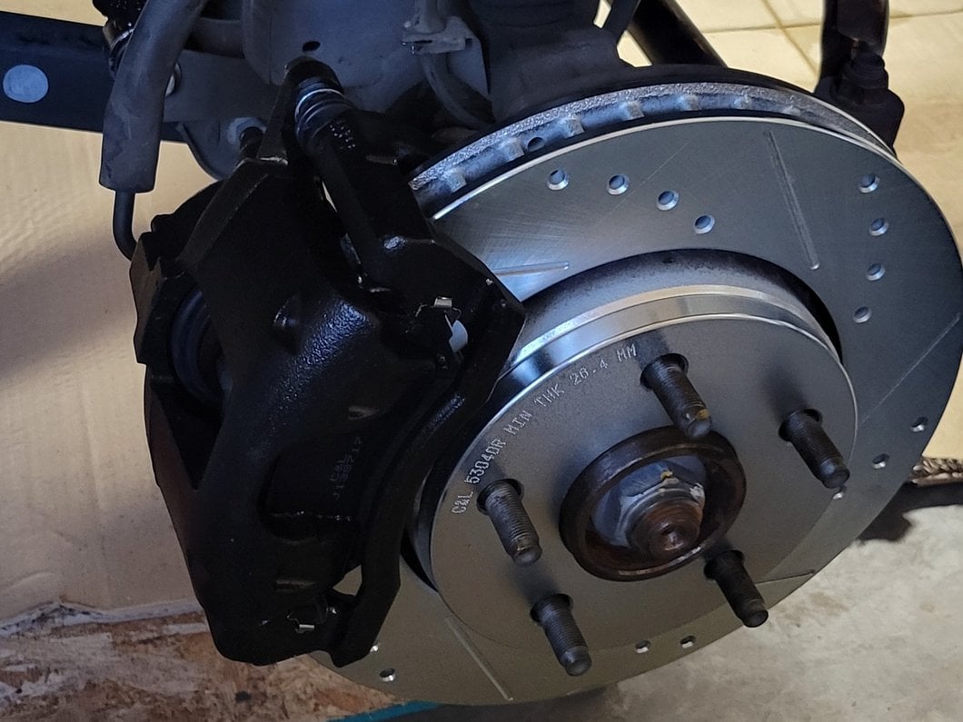 C&L Super Sport HD Brake Rotor and Pad Kit; Front (07-18 Jeep Wrangler JK)
